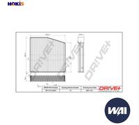FILTER CABIN AIR DP1110.12.0241 FOR INFINITI MERCEDES-BENZ GLA-CLASS 1.5L 4cyl