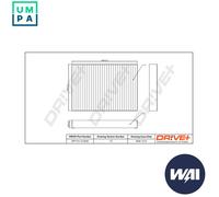 FILTER CABIN AIR DP1110.12.0293 FOR MERCEDES-BENZ OM 651.961 2.1L 4cyl S-CLASS