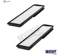 Cabin Air Filter Hengst E1913LI-2 Fits Mercedes E-Class