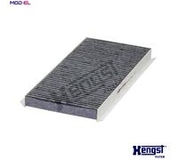Hengst Cabin Air Filter E1918LC - Activated Carbon - Fits Mercedes A-Class & B-Class