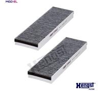 Cabin Filter E1944LC-2 Hengst 4F0898438B 4F0819439B 4F0819439A 4F0898438C