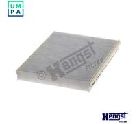 Hengst Cabin Air Filter E1962LI - Pollen Filter for Fiat Punto, Doblo, Idea, Musa, Ypsilon