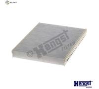 Hengst Cabin Air Filter E1962LI - Pollen Filter for Fiat Punto, Doblo, Idea, Musa, Ypsilon