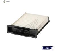 Hengst Cabin Air Filter E2906LI Pollen - Fits Citroen/Peugeot/Toyota C1 Aygo 107 - 8101014
