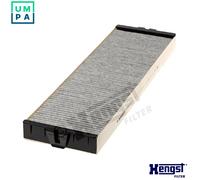 Hengst Cabin Air Filter E2937LC - Activated Carbon - Fits Peugeot 607 (9D,9U,XFX,4HX,3FZ)