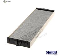 Hengst Cabin Air Filter E2937LC - Activated Carbon - Fits Peugeot 607 (9D,9U,XFX,4HX,3FZ)