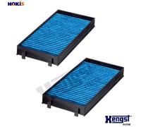 Hengst & Co Cabin Air Filter E2944LB-2 - Bio-Functional Activated Carbon - for BMW X5