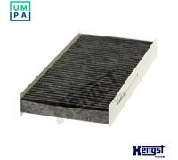 Hengst & Co Cabin Air Filter E2951LC - Activated Carbon, Genuine OE Quality