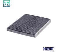 Hengst & Co Cabin Air Filter E2964LC - Activated Carbon - Fits Ford Fiesta/B‑Max/EcoSport