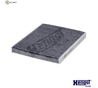 Hengst & Co Cabin Air Filter E2964LC - Activated Carbon - Fits Ford Fiesta/B‑Max/EcoSport