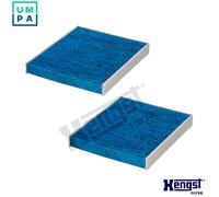 HENGST Cabin Air Filter Type E2978LB-2 Biofunctional Cabin Air Filter for Cars
