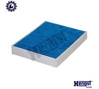 Cabin filter bio-functional cabin air filter E2980LB HENGST FILTER for PORSCHE