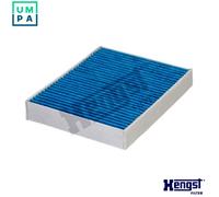 Cabin filter bio-functional cabin air filter E2980LB HENGST FILTER for PORSCHE