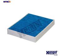 Cabin filter bio-functional cabin air filter E2980LB HENGST FILTER for PORSCHE