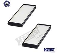 Hengst Cabin Air Filter E3915LI-2 Pollen Filter for Hyundai i20 I – Set of 2