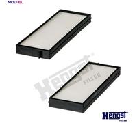 Hengst & Co Cabin Pollen Filter E3916LI-2 for Hyundai i20 I (97133-4P000AT)