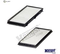 Hengst & Co Cabin Pollen Filter E3928LI-2 for Mazda 3 Saloon
