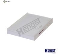 Cabin filter Pollen Filter E3952LI HENGST FILTER for NISSAN RENAULT