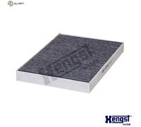 Genuine OE Quality Hella Hengst Activated Carbon Cabin Filter - E3975LC