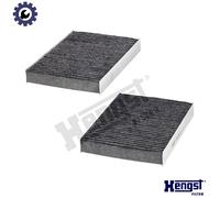 Cabin Air Filter Hengst E4938LC-2 Fits Alpina BMW 5 Series 6 Series 7 Series 8