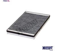 Hengst Cabin Air Filter E936LC - Activated Carbon Pollen Filter for Audi 100 C4
