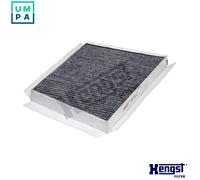 Hengst Cabin Air Filter E970LC - Activated Carbon Filter - Fits Mercedes C-Class, CLC-Class, CLK