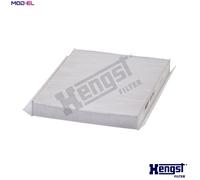 FILTER CABIN AIR E978LI FOR CITROEN XSARA/PICASSO/Break NFV /NFZ /NFU9HX 1.6L