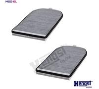Hella Hengst Cabin Filter E983LC-2 – Activated Carbon – Single