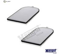 Hengst Cabin Air Filter E983LI-2 - Pollen Filter for BMW 7 Series - Single