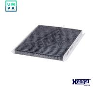 HENGST FILTER Pollen filter E992LC Activated Carbon Filter 232 178 21 CHRYSLER: Delta Hatchback, FIAT: BRAVO 2, Stilo Hatchback