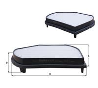 AIR CABIN INTERIOR POLLEN FILTER FOR MERCEDES BENZ CHRYSLER C CLASS W202 OM 601