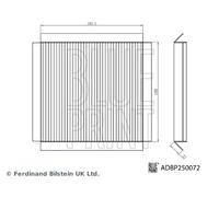 FILTER CABIN AIR FITS: MG 3 1.5/1.3.MG 3 SW 1.5.MG MG 3 1.3/1.5 I