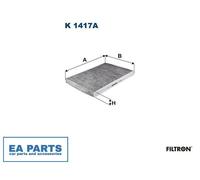 Filter, cabin air for ALFA ROMEO GIULIA STELVIO FILTRON K 1417A