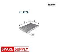 FILTER, CABIN AIR FOR ALFA ROMEO GIULIA STELVIO FILTRON K 1417A