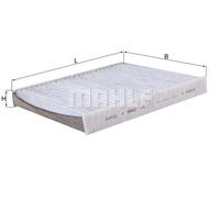 Filter, cabin air for AUDI SEAT SKODA MAHLE LAK 816