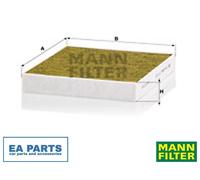Filter, cabin air for BUICK LA CROSSE Saloon MANN-FILTER FP 24 003