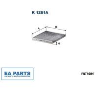 Filter, cabin air for CITROËN FIAT OPEL FILTRON K 1261A