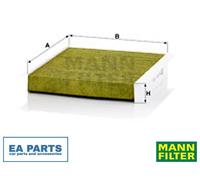 Filter, cabin air for CITROËN FIAT OPEL MANN-FILTER FP 2040