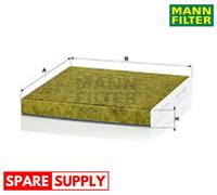 FILTER, CABIN AIR FOR DODGE DURANGO MANN-FILTER FP 27 008