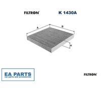 Filter, cabin air for KIA STINGER FILTRON K 1430A