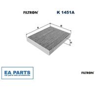 Filter, cabin air for LAND ROVER RANGE ROVER FILTRON K 1451A