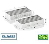 Filter, cabin air for MERCEDES-BENZ MANN-FILTER CUK 26 028-2