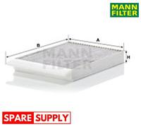 FILTER, CABIN AIR FOR MERCEDES-BENZ MANN-FILTER CUK 30 012