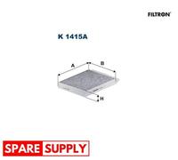 FILTER, CABIN AIR FOR MERCEDES-BENZ W447 B907 B910 FILTRON K 1415A