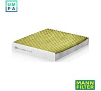 MANN-FILTER FP 1919 Cabin Air Filter - FreciousPlus Biofunctional Pollen Filter - for Cars + Transporters