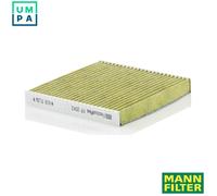 Cabin filter behind the glove compartment FP 2043 MANN-FILTER for MAZDA RAM