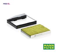 Cabin filter below the glove compartment Activated Carbon Filter with polyphenol