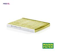 MANN-FILTER FP 2436 Cabin Air Filter - FreciousPlus Biofunctional Pollen Filter - for Cars + Transporters