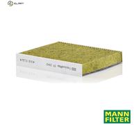 Cabin filter behind the glove compartment FP 2442 MANN-FILTER for SAAB OPEL