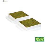 MANN-FILTER Cabin Air Filter FP 25 034-2 - Activated Carbon with Polyphenol - OE Replacement
